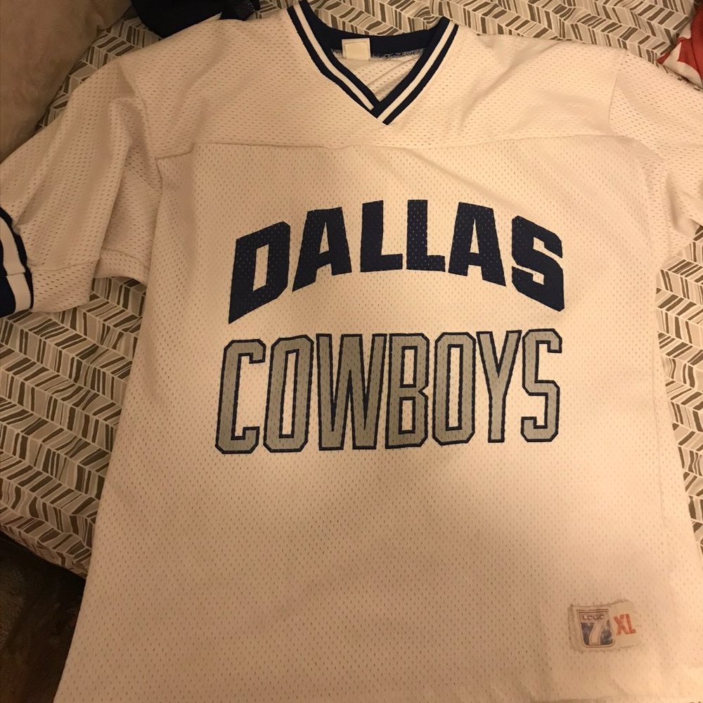 DALLAS COWBOYS NFL VINTAGE JERSEY LOGO 7 XL
